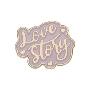 3/$18 NEW Taylor Swift Love Story Song Pink Gold Enamel Pin Brooch